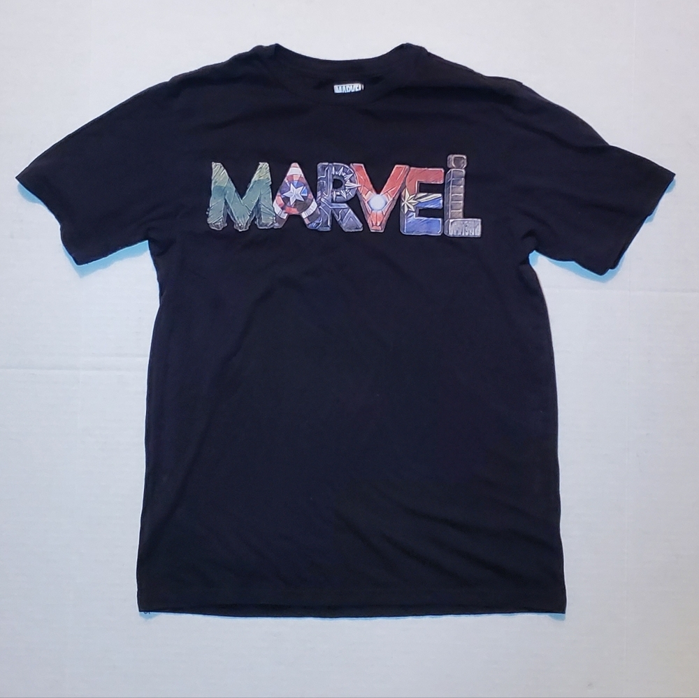 Marvel Comics Avengers Boys T Shirt XXL (18) Black